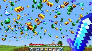 Minecraft, But Items Fall From The Sky..