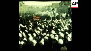 SYND 30 12 78 MASS ANTI-SHAH DEMONSTRATION IN TEHRAN