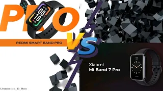 Redmi Smart Band Pro VS Xiaomi MI Band 7 Pro - Comparison