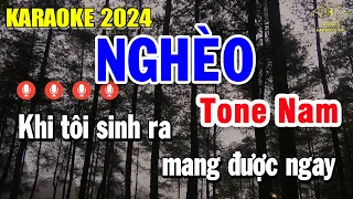 Nghèo Karaoke Tone Nam ( Cm ) Nhạc Sống Âm Thanh Quá Đỉnh | Trọng Hiếu