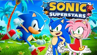 Sonic and Amy Play Sonic Superstars LIVE! (Part 1)