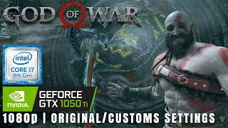 GOD OF WAR Tested on Laptop with NVIDIA GTX 1050 Ti + Intel Core i7-8750H