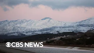 Winter storm slams West Coast, bringing blizzard warnings and snow to Southern California