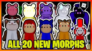 How to get ALL 20 NEW PIGGY MORPHS in FIND THE PIGGY MORPHS || Roblox