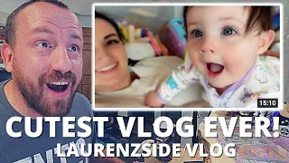 CUTEST VLOG EVER! LaurenzSide I Tried Daily Vlogging but Im The WORST Vlogger EVER! (REACTION!)