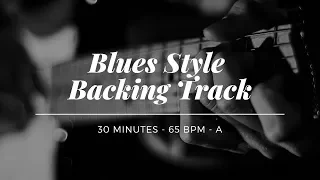 Slow Blues Backing Track in A - 65 bpm