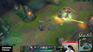 FAKER CHANGING SETTINGS DURING GAME