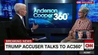 (Part 1) Donald Trump accuser speaks to Anderson Cooper