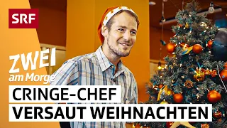 Bünzli-Chef zerstört Büro-Weihnachten («The Office»-Parodie) | SRF Zwei am Morge