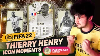 94 Icon Moments Thierry Henry!! - Player Reviews | FIFA 22 Ultimate Team