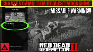 Red Dead Redemption 2 Charles Item Request Moonshine - ERRAND BOY - MISSABLE WARNING!!!