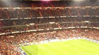 Santiago Bernabau stadium after Real Madrid's injury time goal to beat Sevilla 3-2