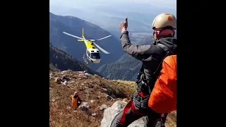 Rescue Mission of a Paragliding Crash