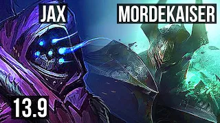 JAX vs MORDE (TOP) | 6 solo kills, Legendary, 500+ games | KR Master | 13.9