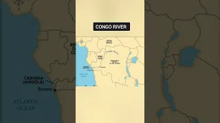 Congo river in map