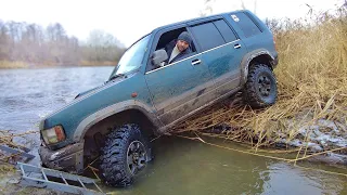 TOYOTA 70 vs ISUZU Trooper vs AUDI A6 vs UAZ vs NIVA [MUD OFF Road]