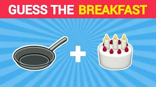 Guess The Breakfast By Emoji 🥞🍳| Breakfast Emoji Quiz 🧇