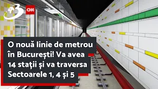 O nouă linie de metrou în București! Va avea 14 stații și va traversa Sectoarele 1, 4 și 5