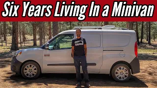Man Lives Six Years in a Minivan - Ram ProMaster City Self Built Campervan