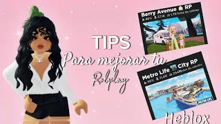 💡TIPS PARA MEJORAR TU ROLEPLAY EN (BERRY AVE Y METRO LIFE)🤭💖