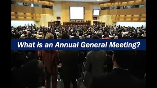 What is an Annual General Meeting?