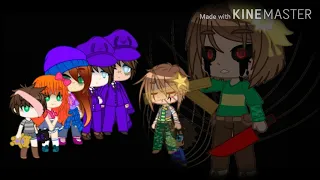 Singing Battle • Afton Family vs Undertale • [Gacha Club]