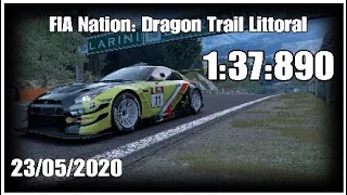 FIA Nation Hotlap - Dragon Trail Littoral 1:37:890 - Nissan GTR - Gran turismo Sport