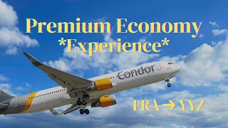 ⬆️ Upgrade ⬆️ to Premium Economy with Condor for 80 Euros | FRA ➡️ YYZ