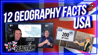 12 Geography Facts No One Told You About | BRITS REACTION