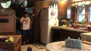 Grandma reacts to her grandson’s surprise return home