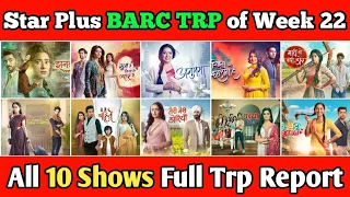 Star Plus BARC TRP Report of Week 22 : All 10 Shows Full Trp Report...