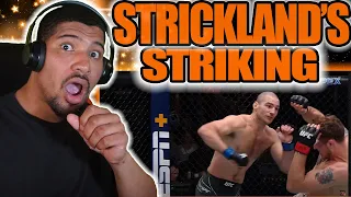 NEW MMA FAN REACTS TO:  Sean Strickland's efficient striking   The Evolution
