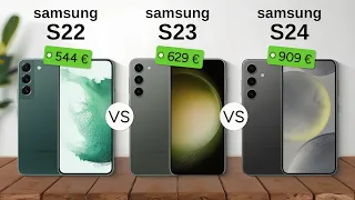 samsung S22 vs S23 vs S24 | specifications comparison