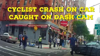 【4K】🇺🇸 cycling crash caught on dash cam (June 11, 2021)