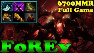 Dota 2 - FoREv 6700 MMR Plays Shadow Fiend - Full Game - Ranked Match Gameplay!