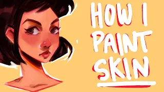 SKIN PAINTING TUTORIAL IN PROCREATE: How I paint skin using Procreate✨