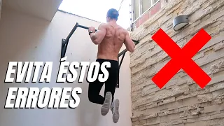 EVITA ÉSTOS 5 ERRORES EN LAS DOMINADAS (PULL UPS)