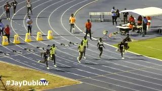 Conroy Jones | Ackeem Blake | Oshane Bailey | Mens 100m Prelim 3