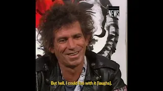 Keith Richards interview in Tokyo (Steel Wheels Tour 1990)