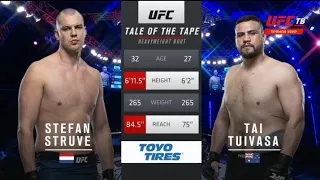 UFC254 Struve VS  Tuivasa