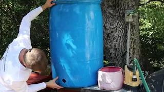 Installing a Hose Bibb onto 55 Gallon Drum