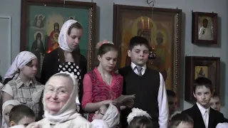 Пасхальный концерт воскресной школы. (2 часть). 15.04.2015