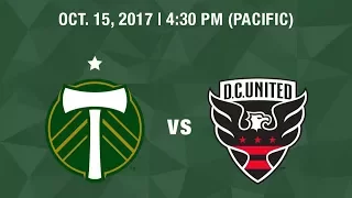 Portland Timbers vs DC United | 10/15/2017 | MLS 2017