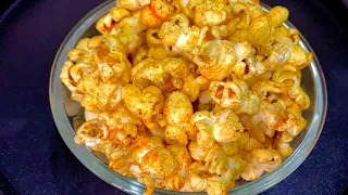 Butter Masala Pop Corn Recipe - How To Make Masala Pop Corn