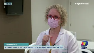 Covid-19: Blumenau participa de pesquisa do novo medicamento da Pfizer