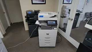 How To Connect Sharp Copier To Your Network by Assigning An IP Address