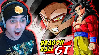 GOKU SUPER SAIYAN 4 TRANSFORMATION! Dragon Ball GT REACTION