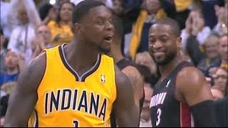 Pacers vs Heat, Lance Stephenson vs Dwyane Wade EJECTION?