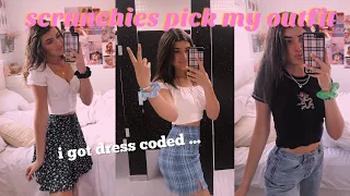 scrunchies pick my outfit for a school week!