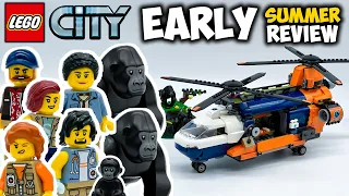 Lego Gorillas are HERE! | Jungle Explorer Helicopter at Base Camp Review! LEGO City Set 60421